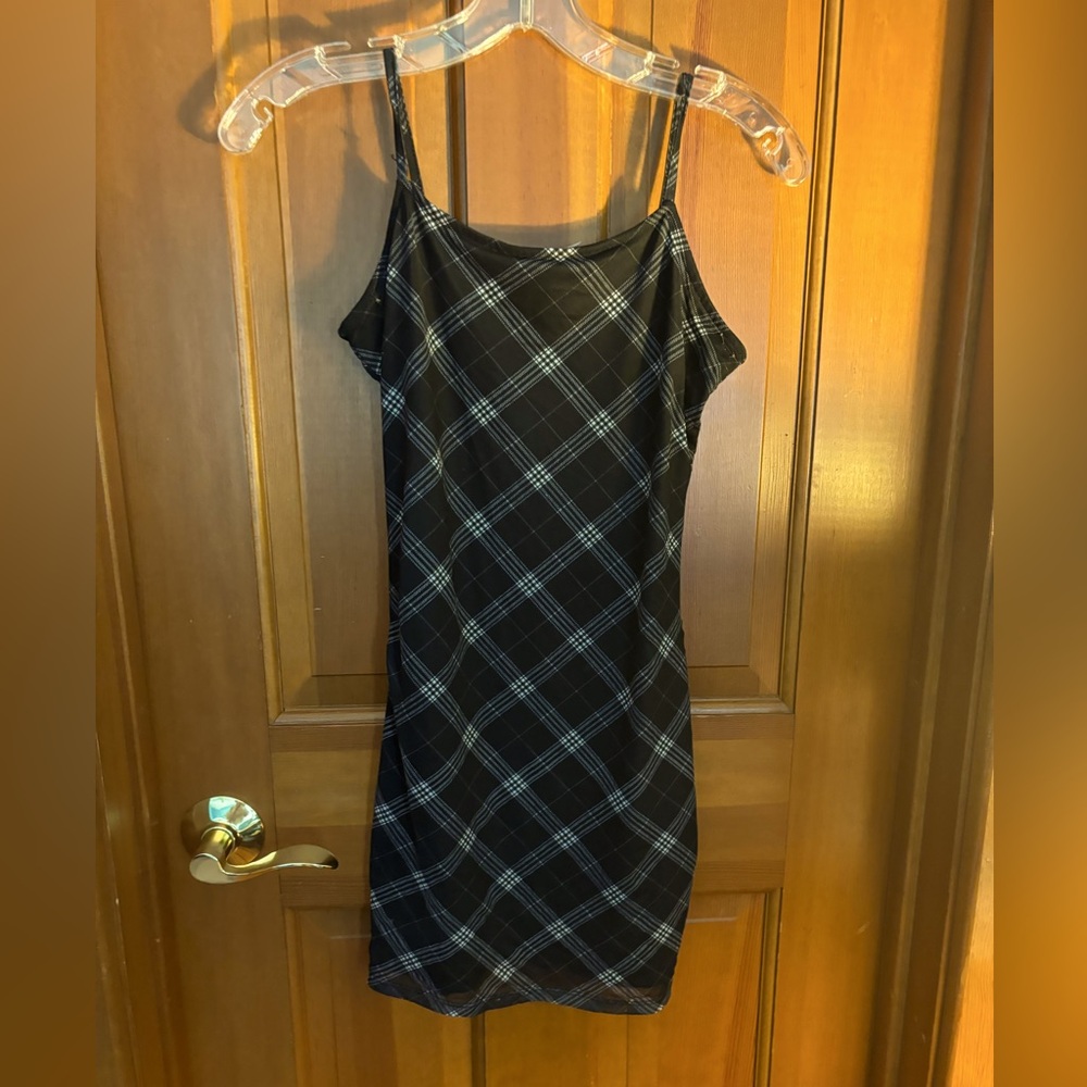 Black and White Mini Dress